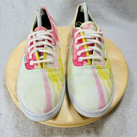 VANS Authentic Lo Pro Marble Pink Women’s 8.5 Shoes Skate‎ Lace Up - Picture 3 of 10